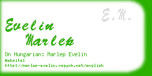 evelin marlep business card